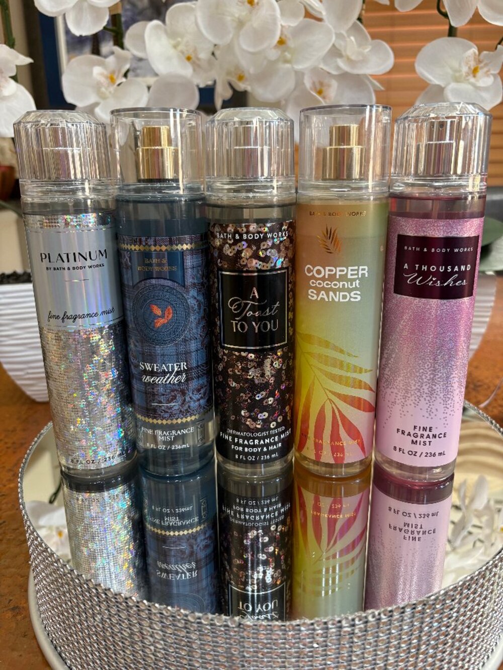 Bundle of Bath & Body Works Fragrance Mists 8oz. each